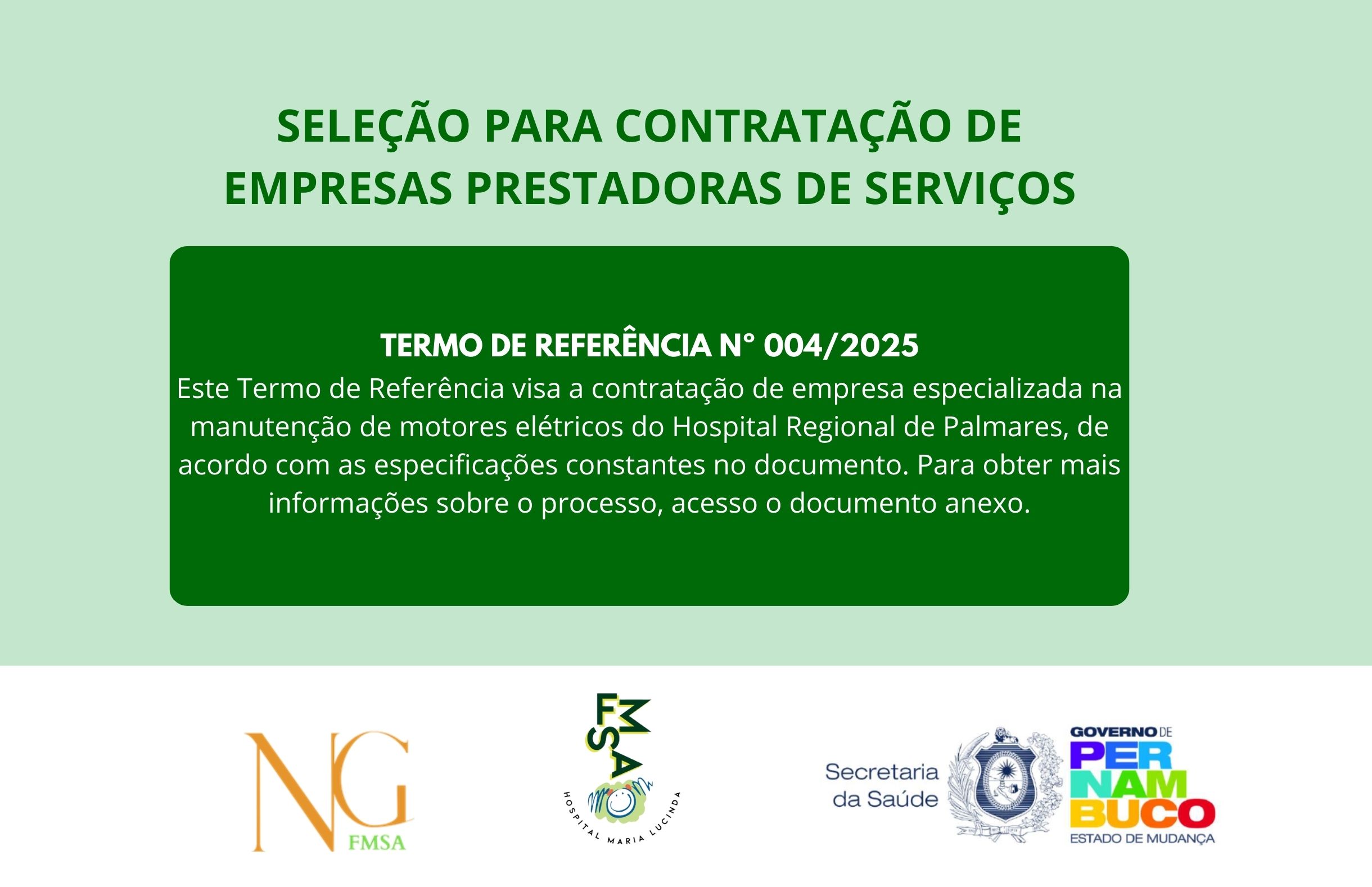 TERMO DE REFERÊNCIA Nº 004/2025